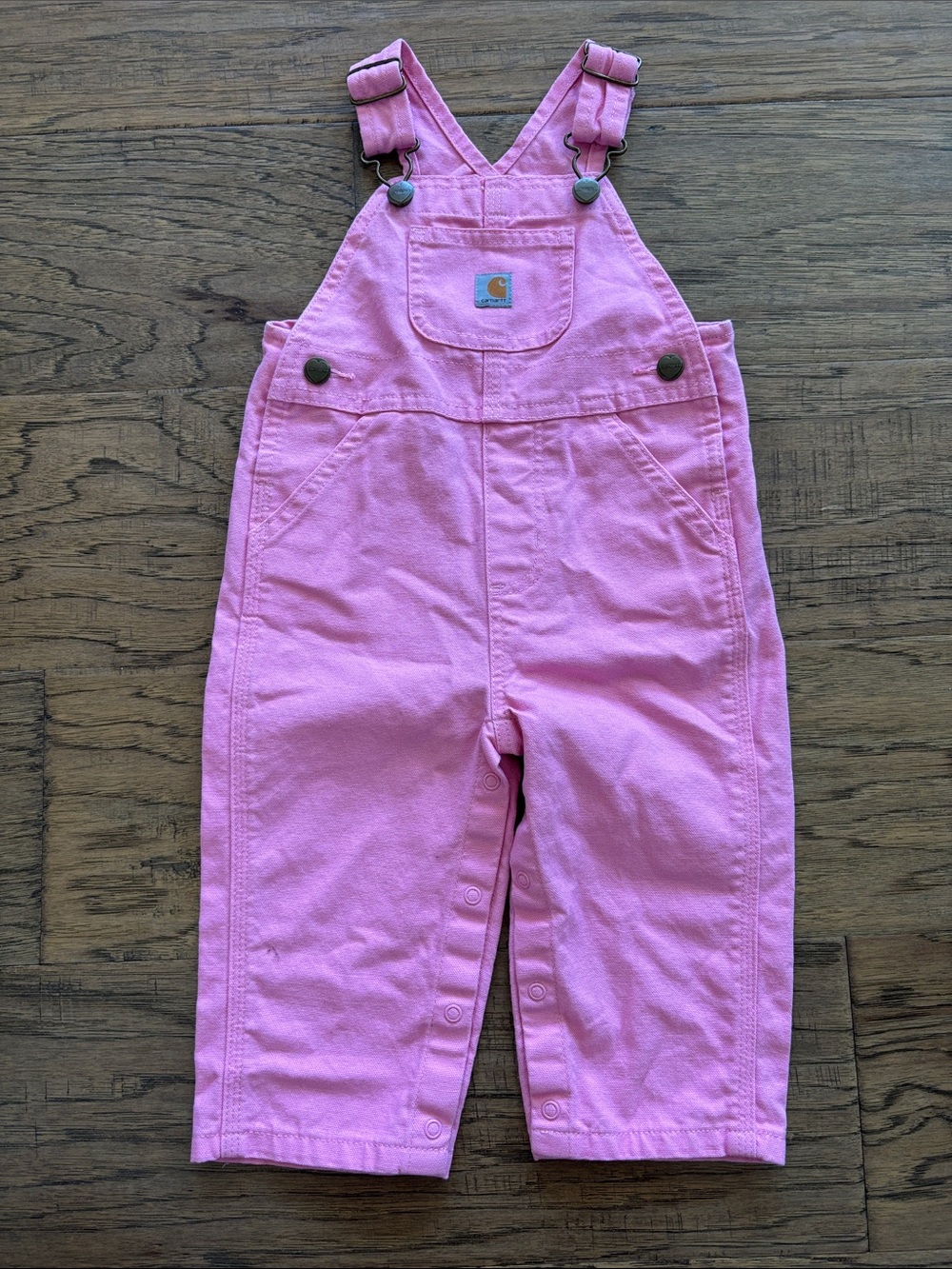 Carhartt Pink Kids Denim Overalls